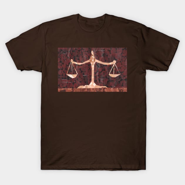 Scales of Justice T-Shirt by cajunhusker